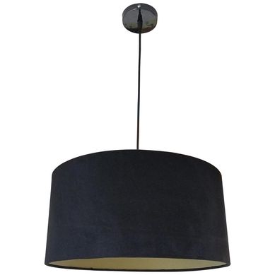 Lmpara de colgar Onix negro/dorado E27