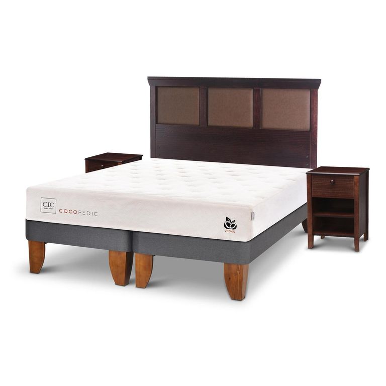 Cama Europea Cocopedic King + Muebles