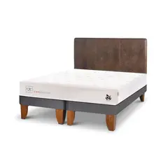 CIC - Cama europea Cocopedic King + Muebles
