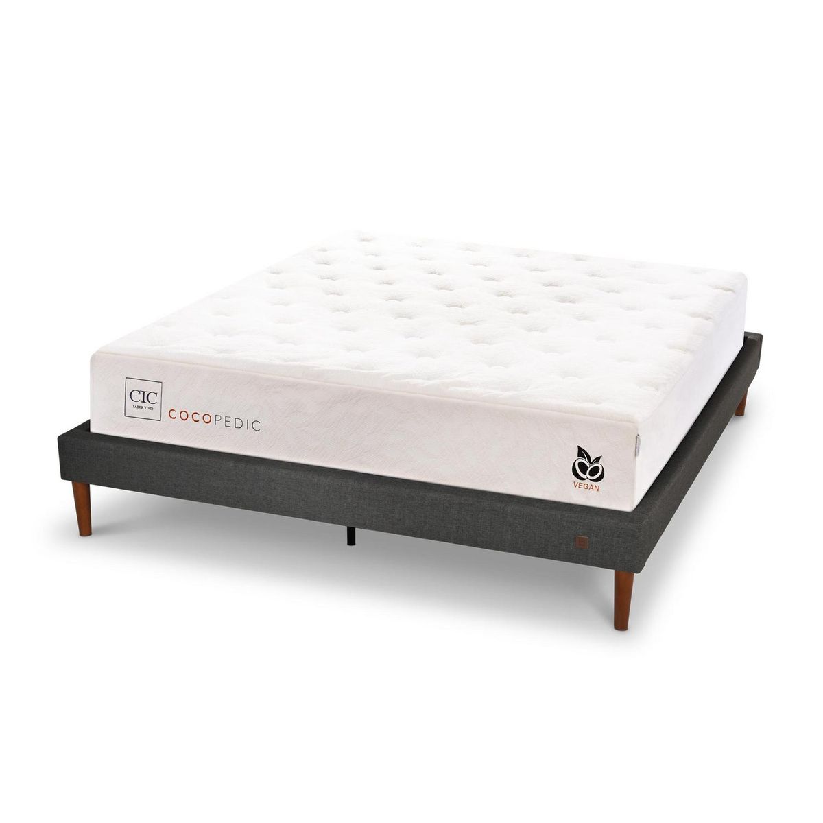 CIC - Cama 2 plazas Europea Cocopedic Blanco