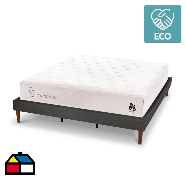 Cama King Europea Cocopedic Negro