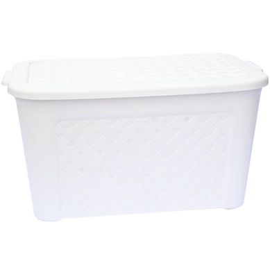 Caja ratan blanca  24 lts