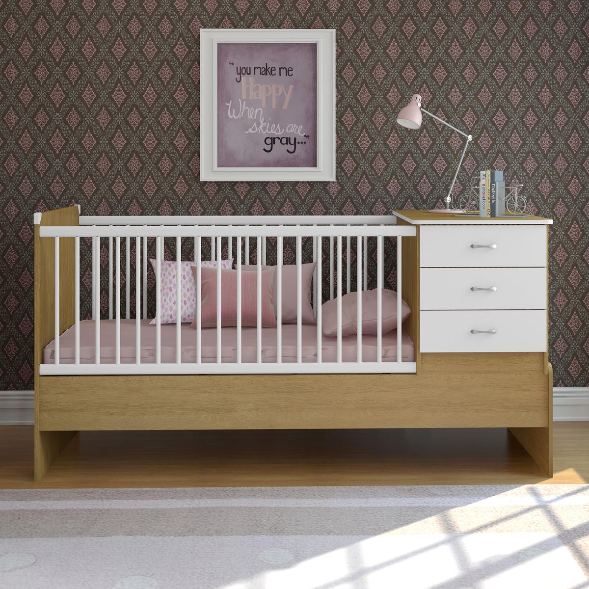 KIDSCOOL - Cuna multi etapas madera