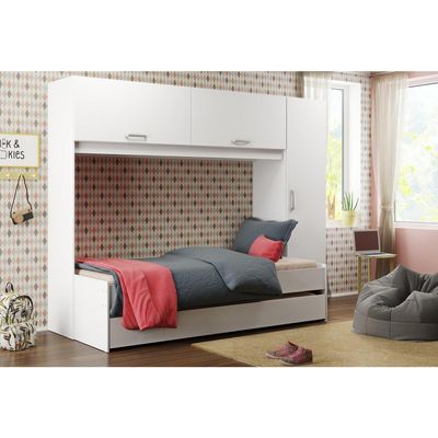 Imagen 2 del producto Bicama Multifuncional Especial con Ropero Blanco