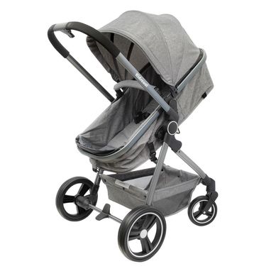 Coche cuna City compact gris