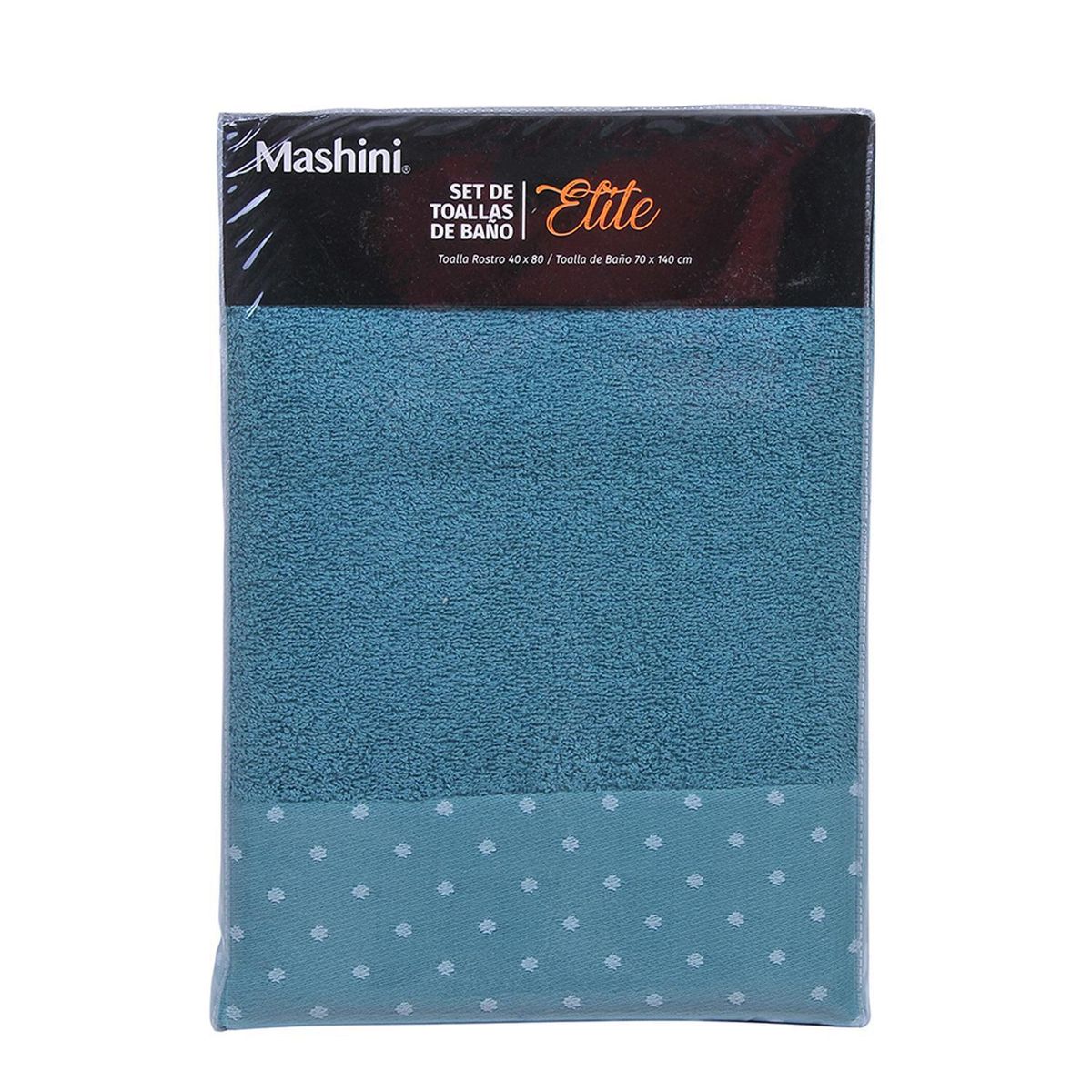 MASHINI - Set de 2 Toallas Verano 250 gr Algodón 70x140 cm Calipso