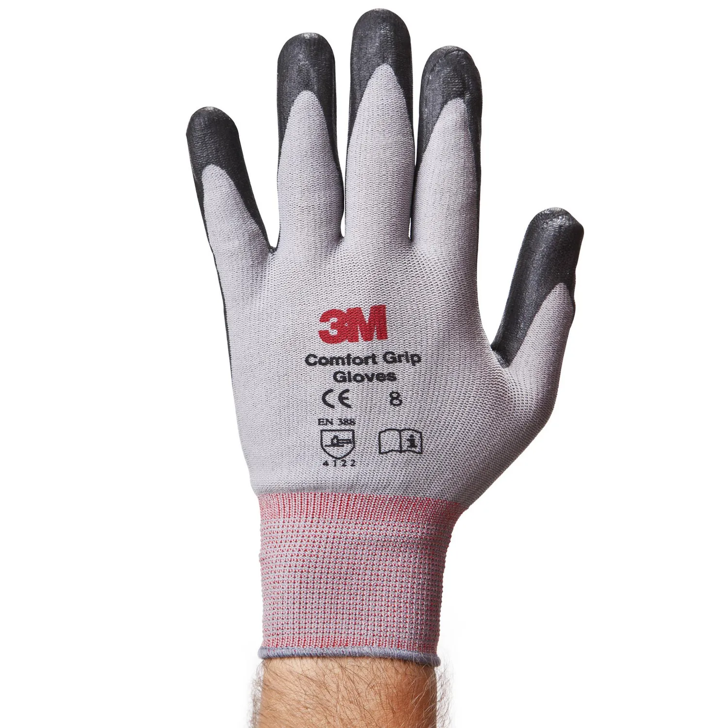 3M - Guantes 3M Comfort Grip M Gris