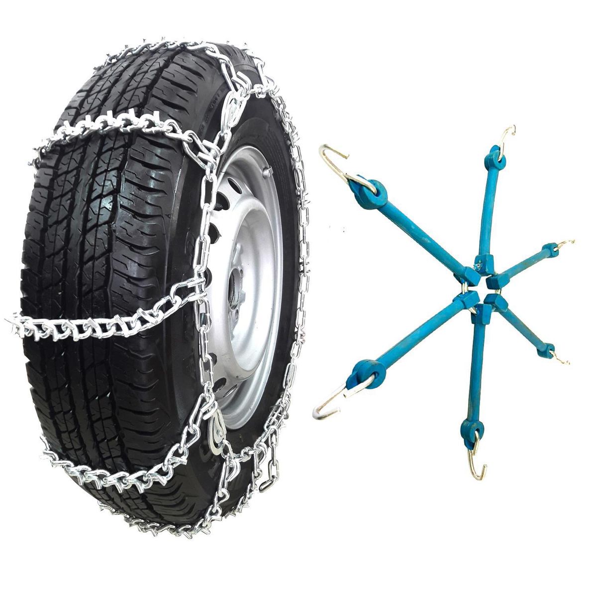 SAGA - Kit cadenas para nieve 2829CAM bolso + tensores