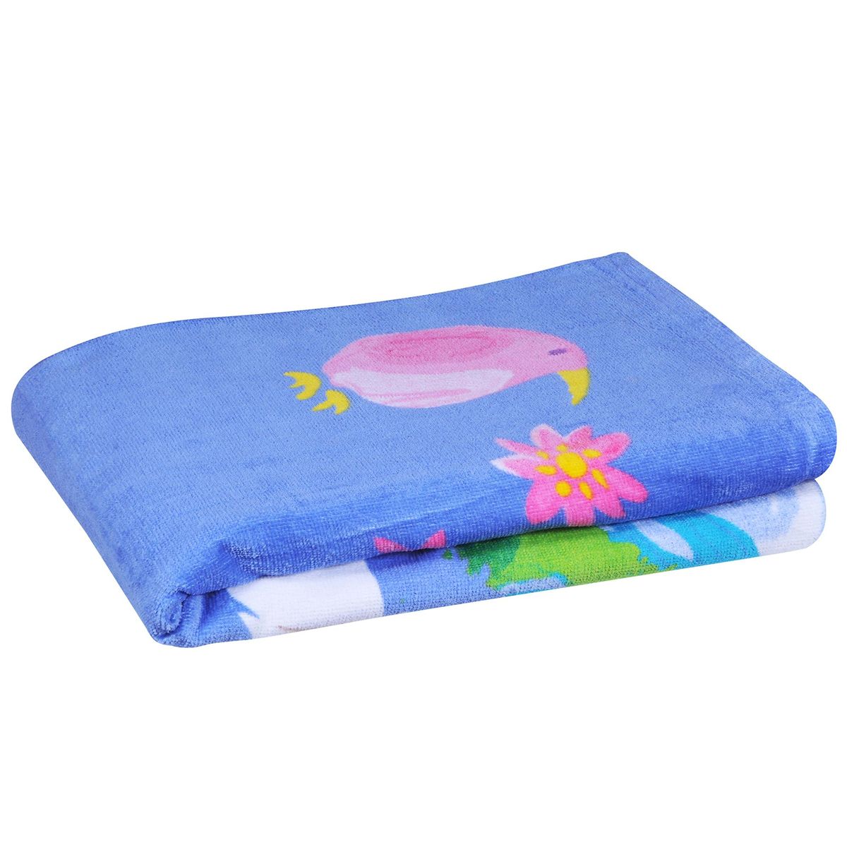 DISNEY - Toalla Playa Verano 350 gr Algodón 70x140 cm Tangled Nature