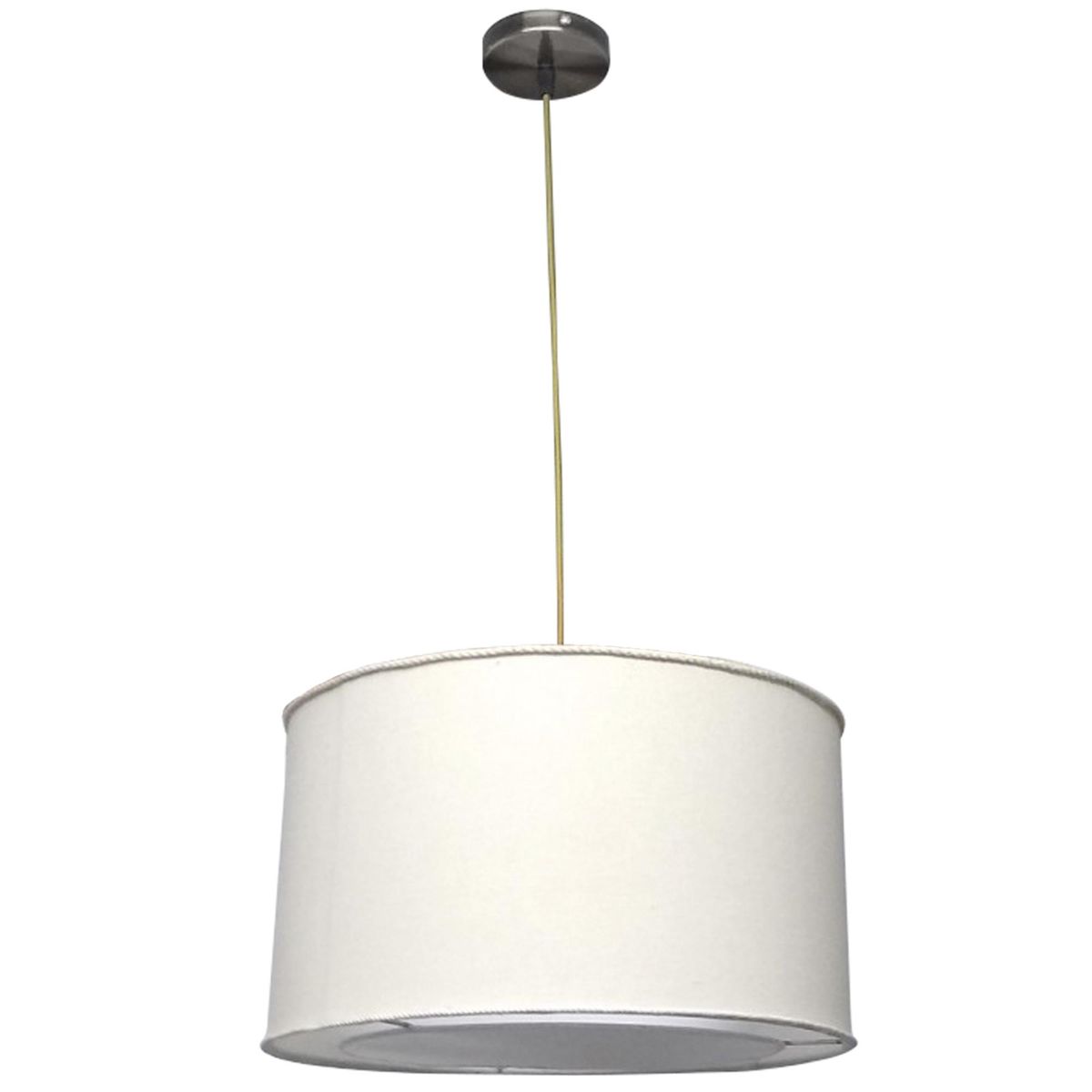 CONCEPT - Lámpara Colgante Zuri Linen Tela Beige