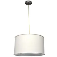 Lámpara Colgante Zuri Linen Tela Beige