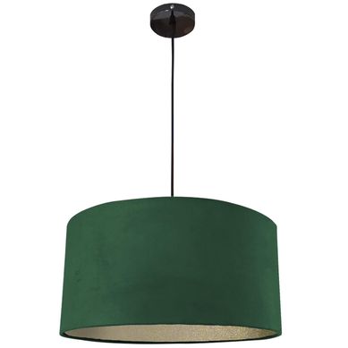 Lmpara de colgar Abe verde/dorado E27