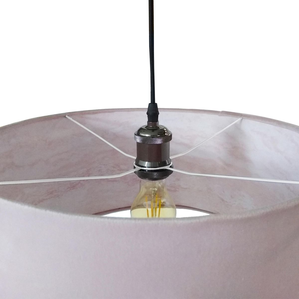 CONCEPT - Lámpara de colgar Tam osa/marmoleado E27