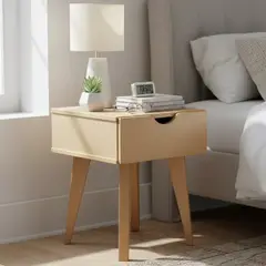 BE DESIGN - Velador 1 Cajón(es) Azaleia 35.8x46.5x40 cm Madera