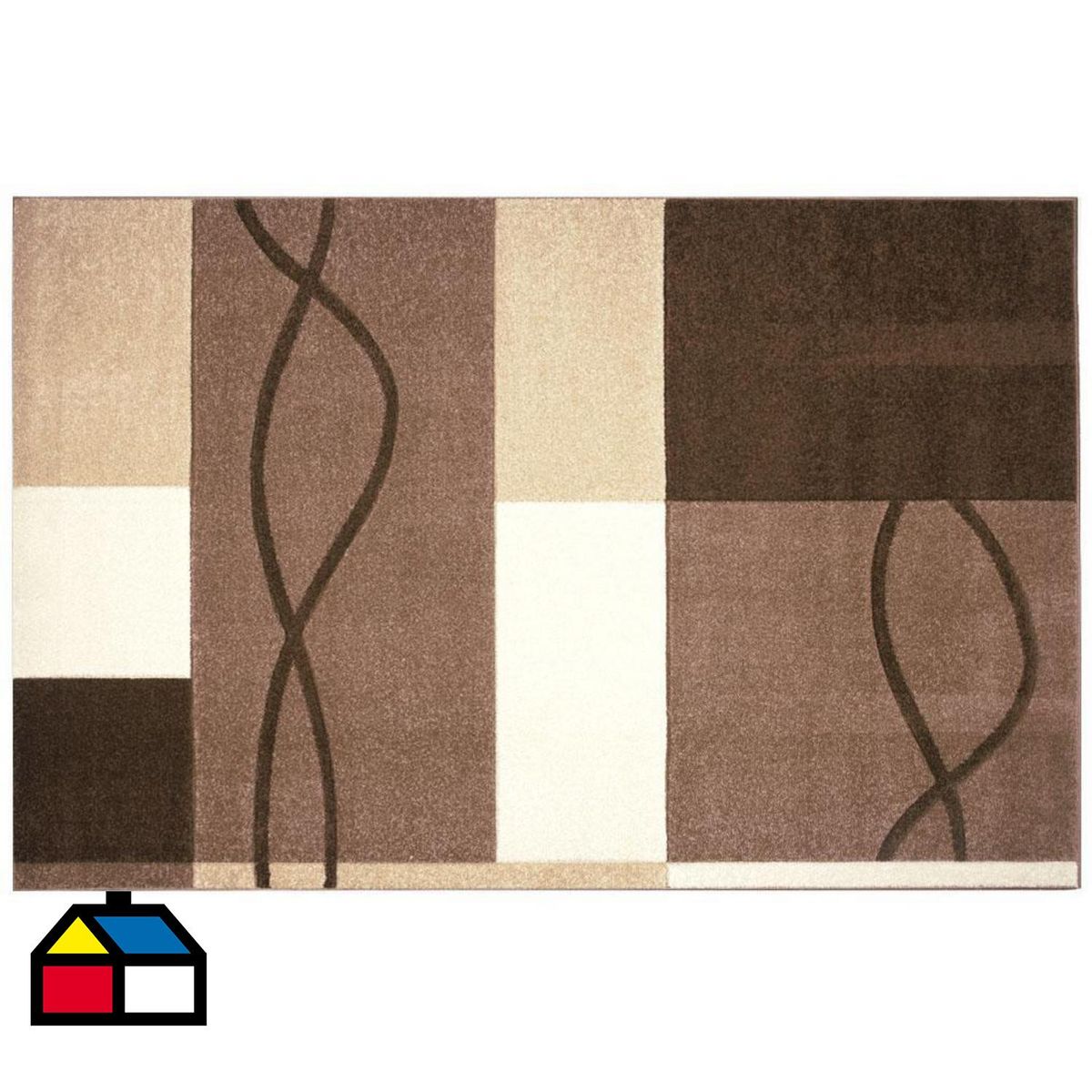 IDETEX - Alfombra Frize Carved D5 133x180 Beige