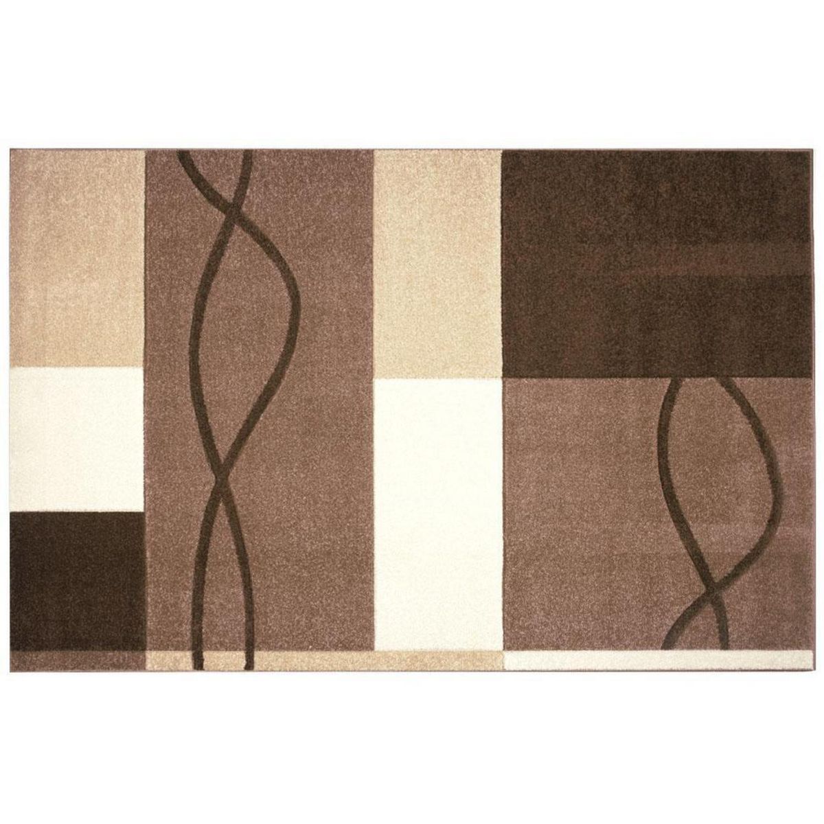 IDETEX - Alfombra Frize Carved D5 133x180 Beige