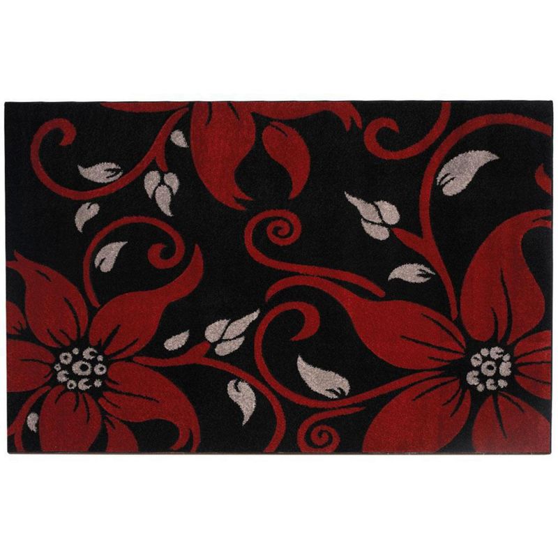 IDETEX - Alfombra Frize Carved D1 133x180 Negro
