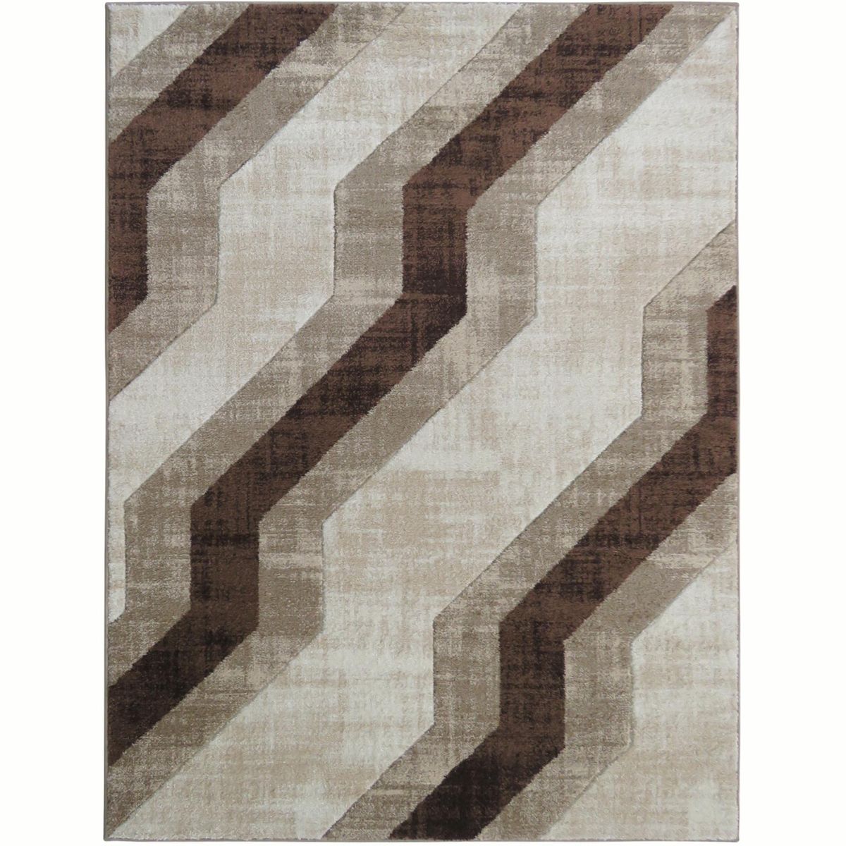 IDETEX - Alfombra Frise Carved Florida D5 133x180 Cream