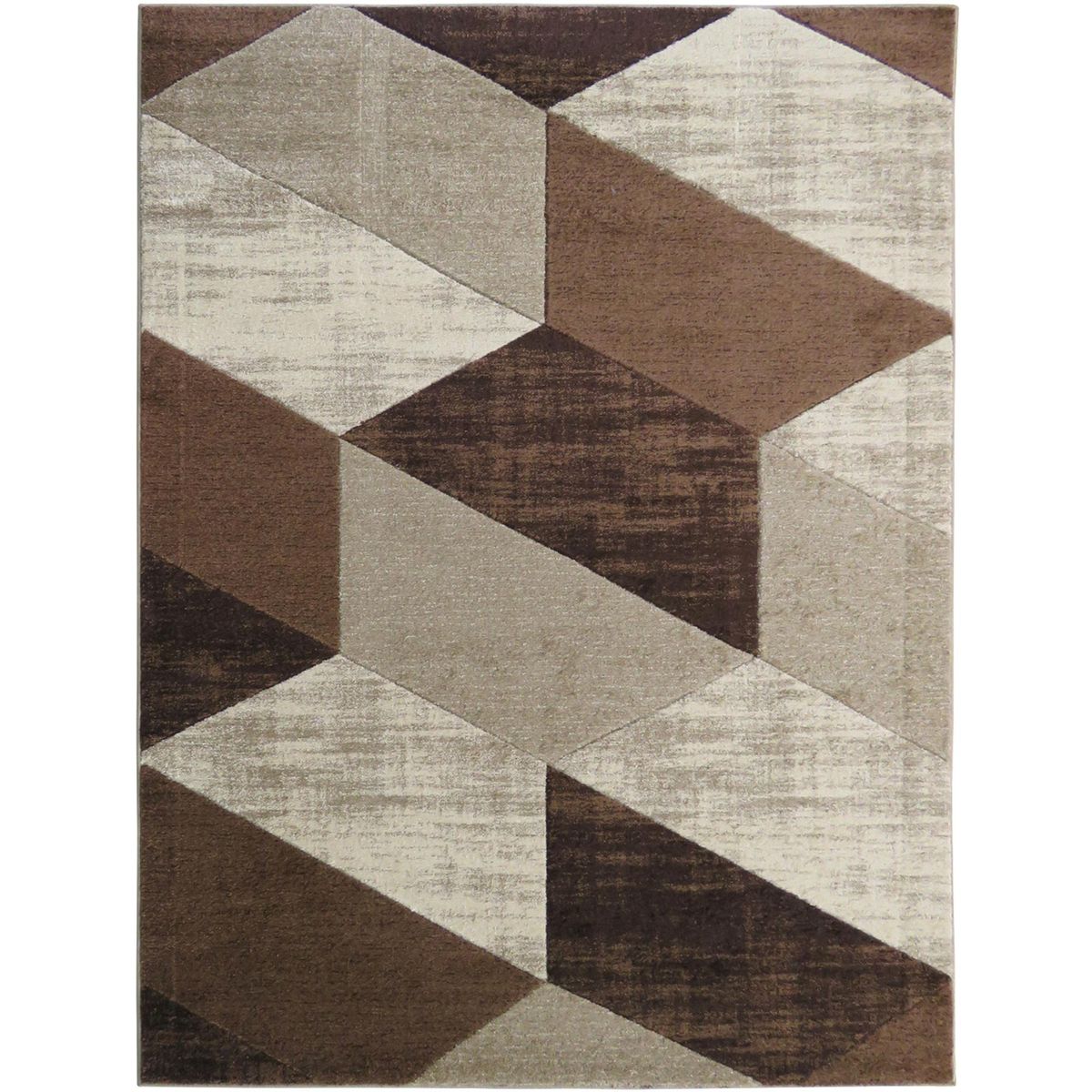 IDETEX - Alfombra Frise Carved Florida D4 133x180 Brown