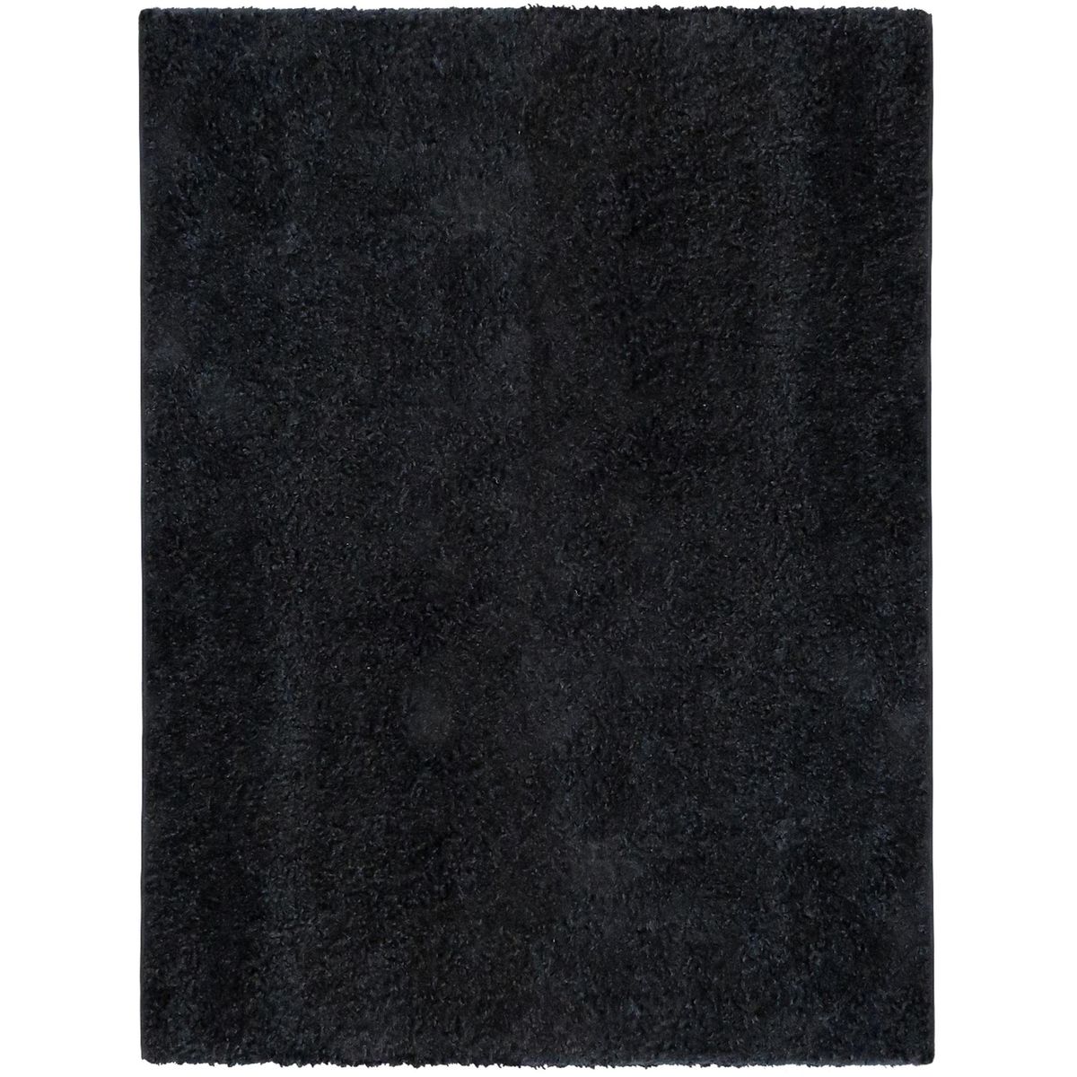 IDETEX - Alfombra Shaggy Lisa 50x100 Negra