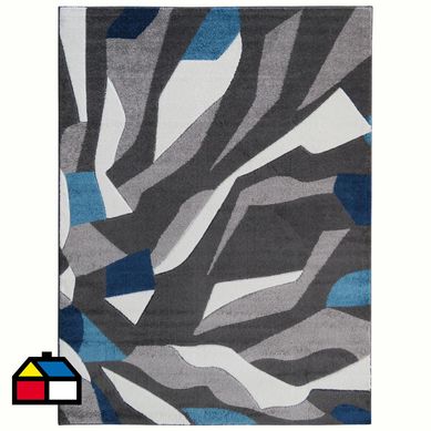 Alfombra Frise Carved Florida D5 170x230 Gray