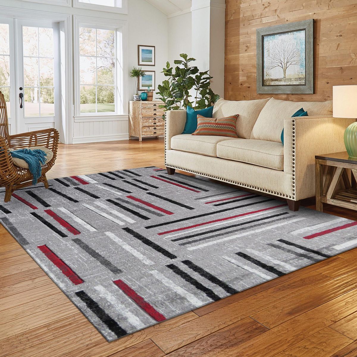 IDETEX - Alfombra Frise Carved Florida 170x230 cm Polipropileno Diseños