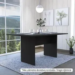 TUHOME - Mesa de comedor Beijing wengue