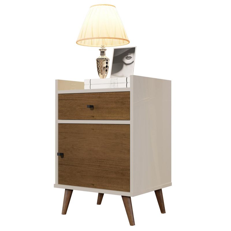 BE DESIGN - Velador 1 Puerta 1 Cajón 40x62x36 cm Caramelo