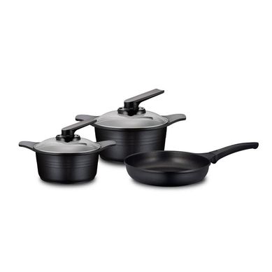 Batera de cocina 5 piezas aluminio black