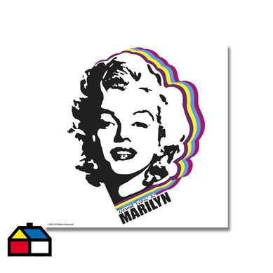 Canvas vintage blanco 60 x 60 cms