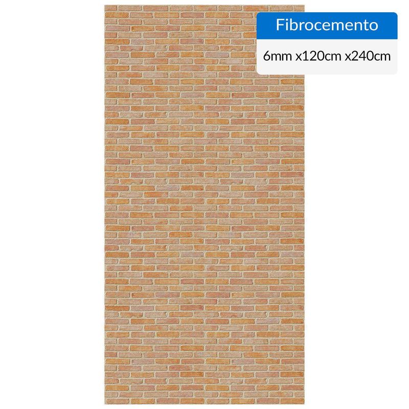 PIZARREÑO CEDRAL - Set 3  Fibrocemento Simplísima 6 mm 120x240 cm Terracota