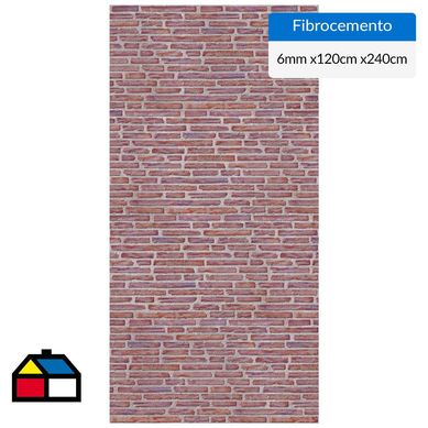 Set 3  Fibrocemento Simplsima 6 mm 120x240 cm