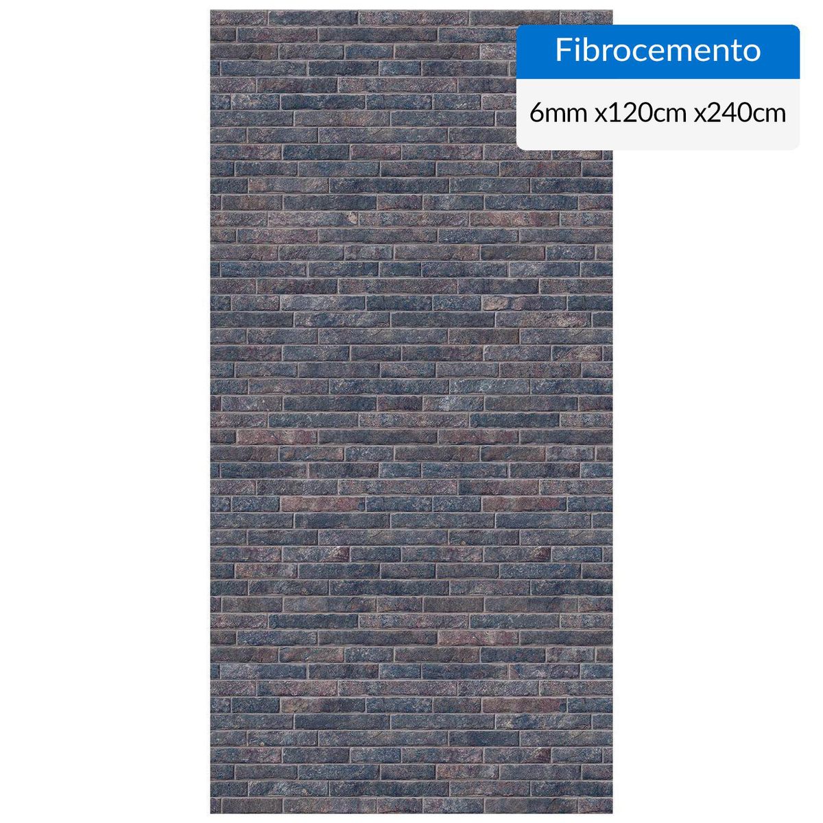 PIZARREÑO CEDRAL - Set 3 Fibrocemento Simplísima 1.8 mm 120x240 cm Fosil Grafito