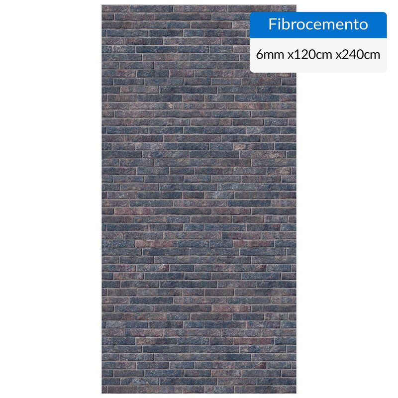 PIZARREÑO CEDRAL - Set 3  Fibrocemento Simplísima 1.8 mm 120x240 cm Fosil Grafito