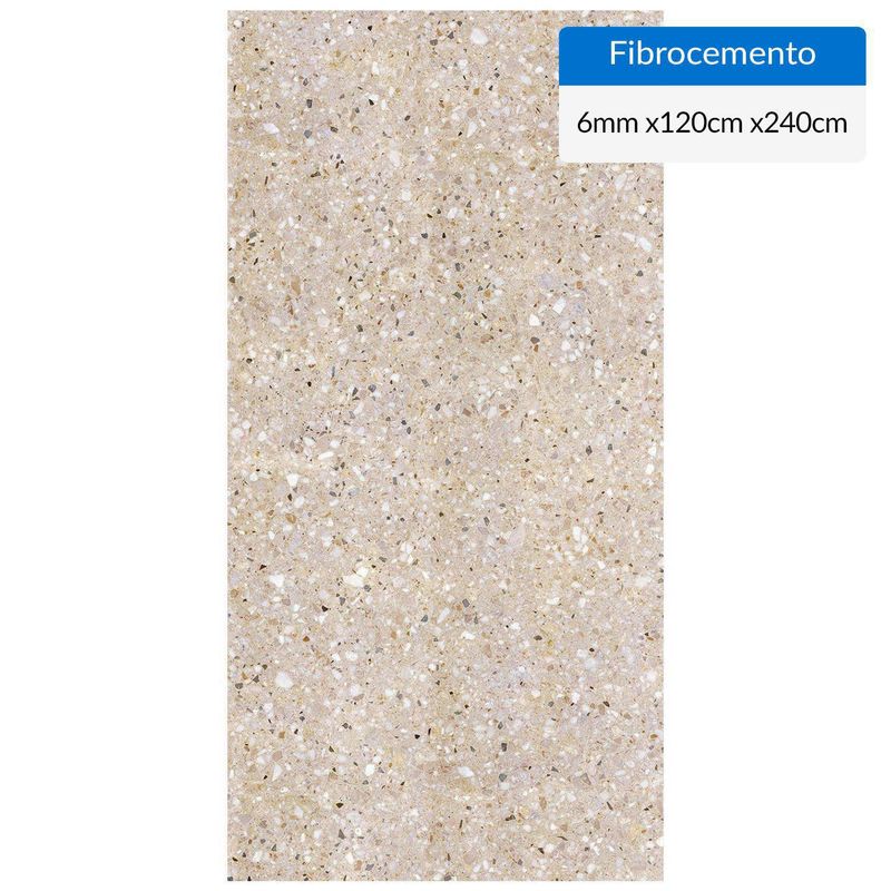 PIZARREÑO CEDRAL - Set 3  Fibrocemento Simplísima 6 mm 120x240 cm Terr Marfil