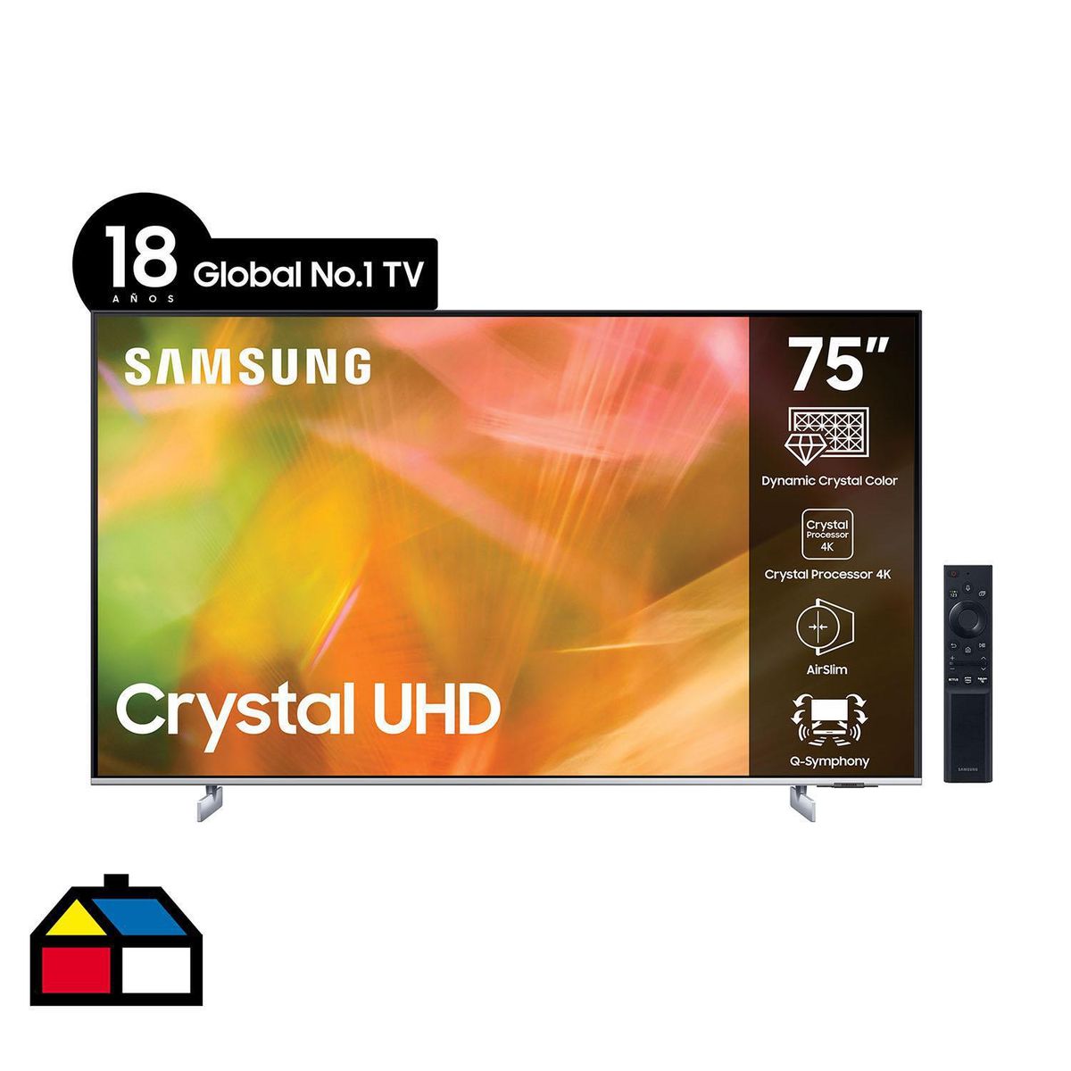 SAMSUNG - Smart TV LED 75 " 4K Ultra HD UN75AU8200GXZS