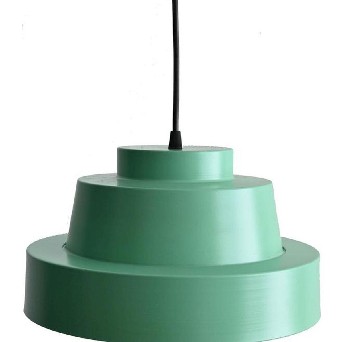 LAMPARAS MANQUEHUE - Lámpara Colgante Torta Metal Verde