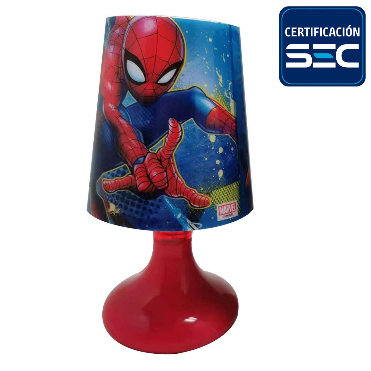 MARVEL - Lámpara Led SNLP309 Rojo 10x18 cm