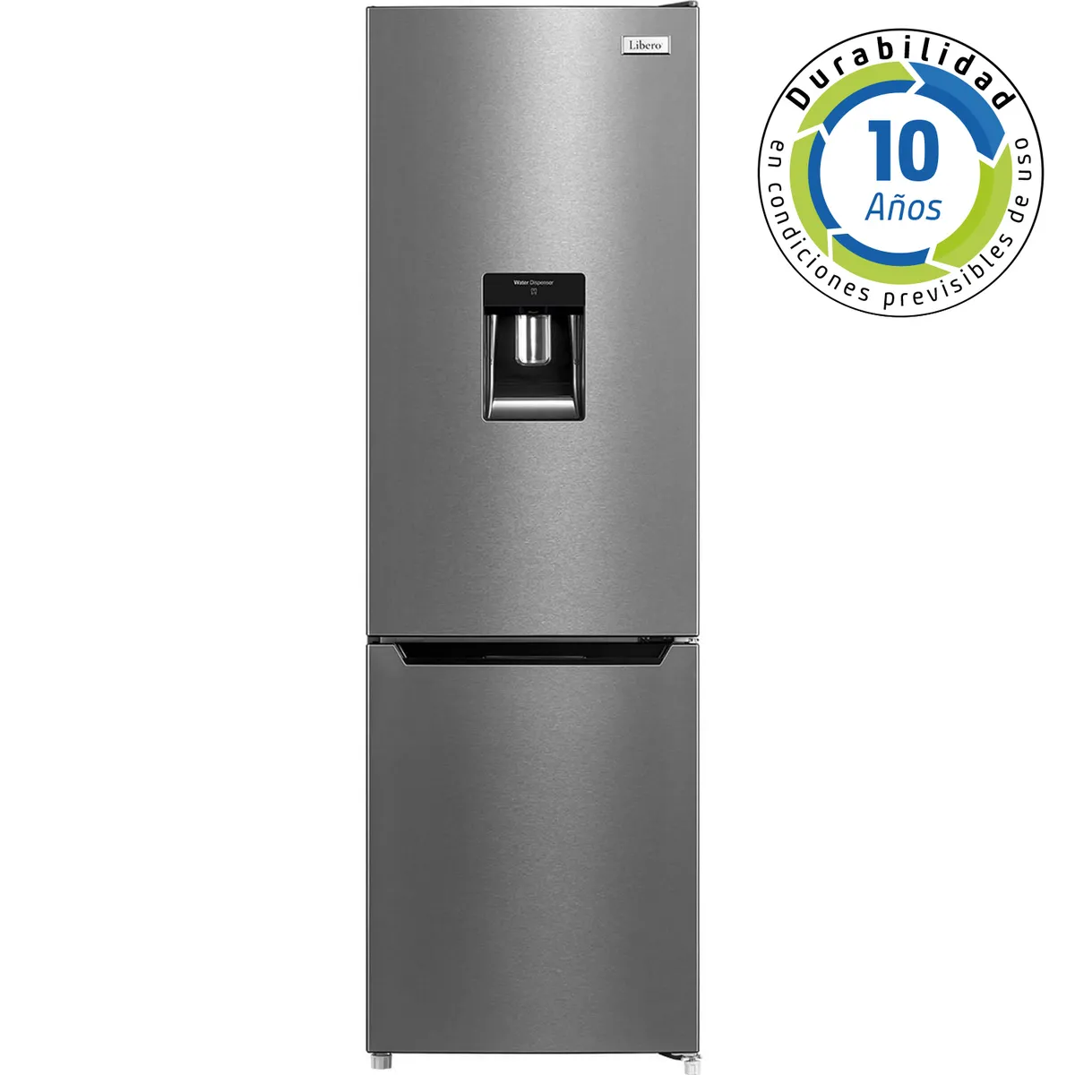 LIBERO - Refrigerador Bottom Freezer Frío Directo 262 Litros Inox LRB-270SDIW