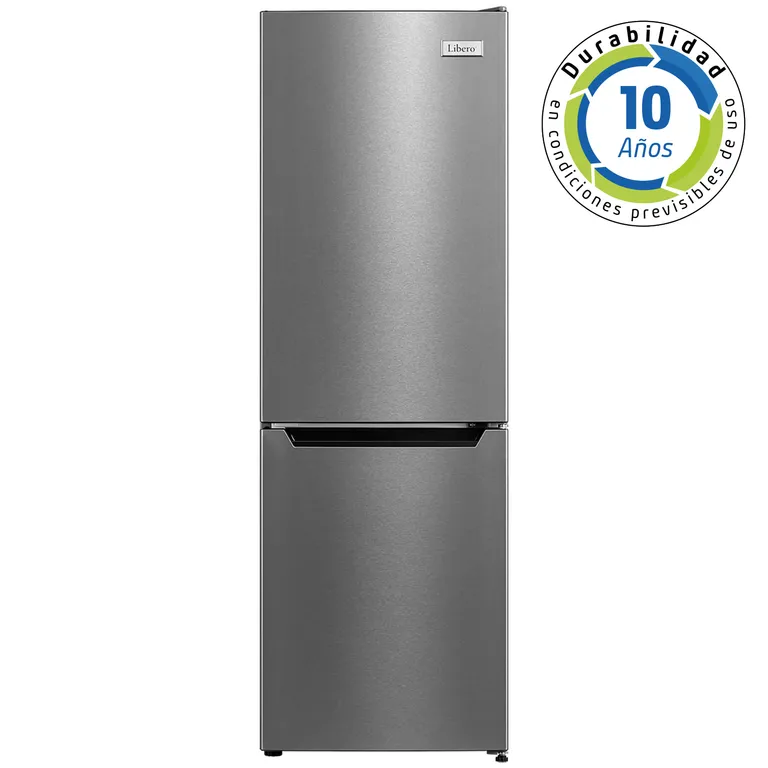 LIBERO Refrigerador Bottom Freezer Frío Directo 157 Litros Inox LRB-180DFI