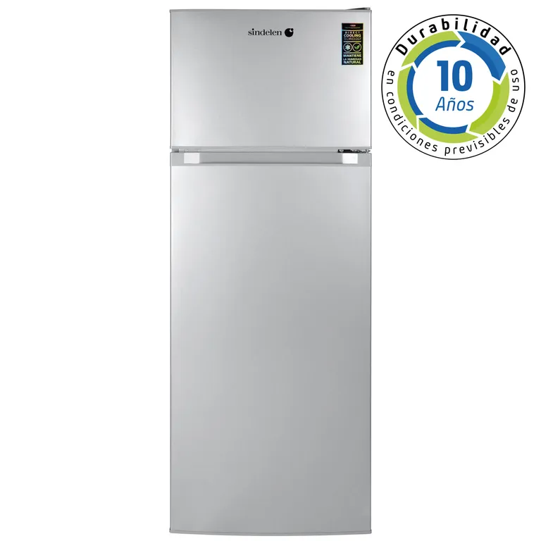 SINDELEN Refrigerador Top Freezer Frío Directo 206 Litros Inox RD-2020SI