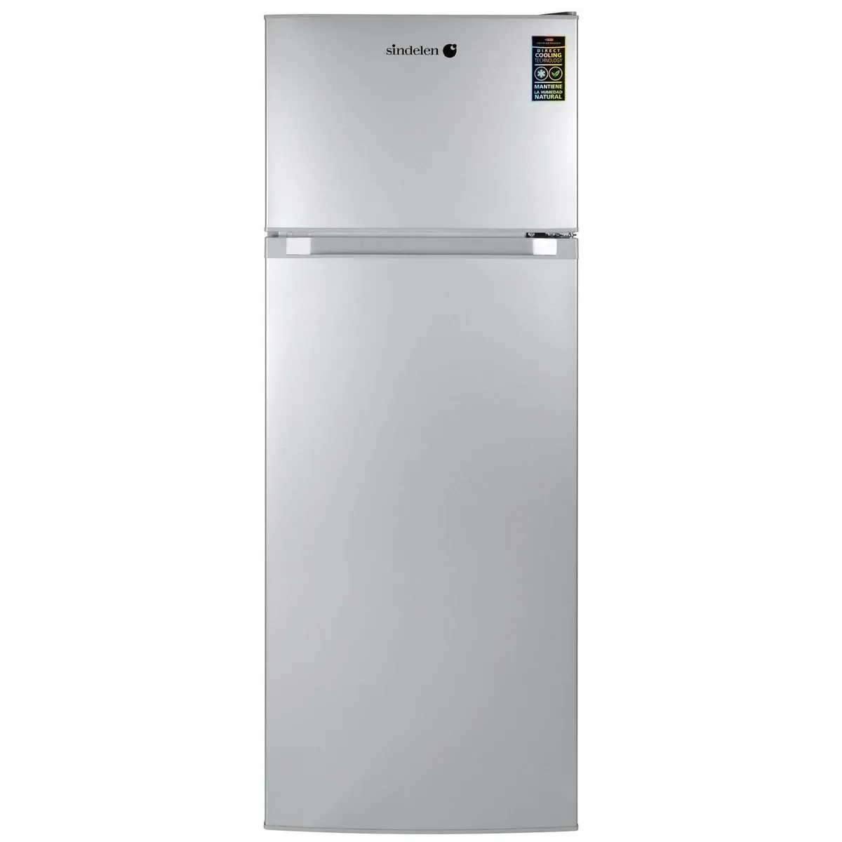 SINDELEN - Refrigerador Top Freezer Frío Directo 206 Litros Silver RD-2020SI