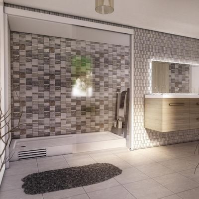 Imagen 2 del producto Receptáculo Acrílico Reforzado en Fibra de Vidrio 140x80 cm