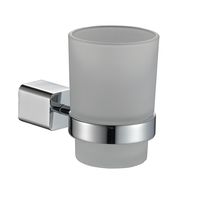 Portavaso Mural Baño Cromo Life