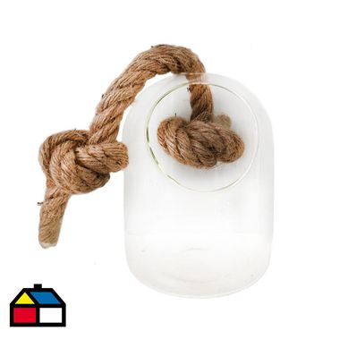Gota de vidrio 15 cm Transparente.