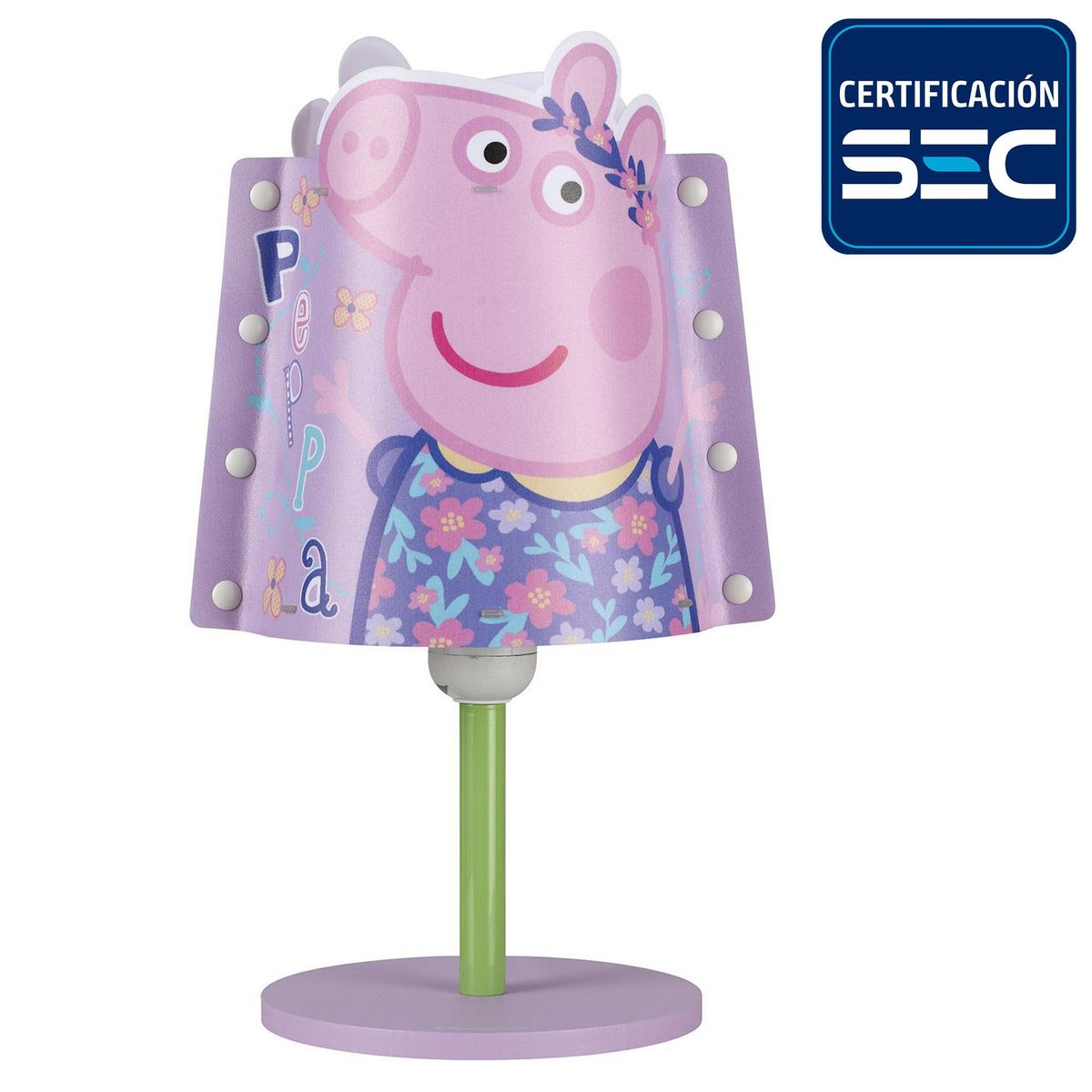 DISNEY - Lámpara de Escritorio PPLE303 Morado/Púrpura 20x30 cm