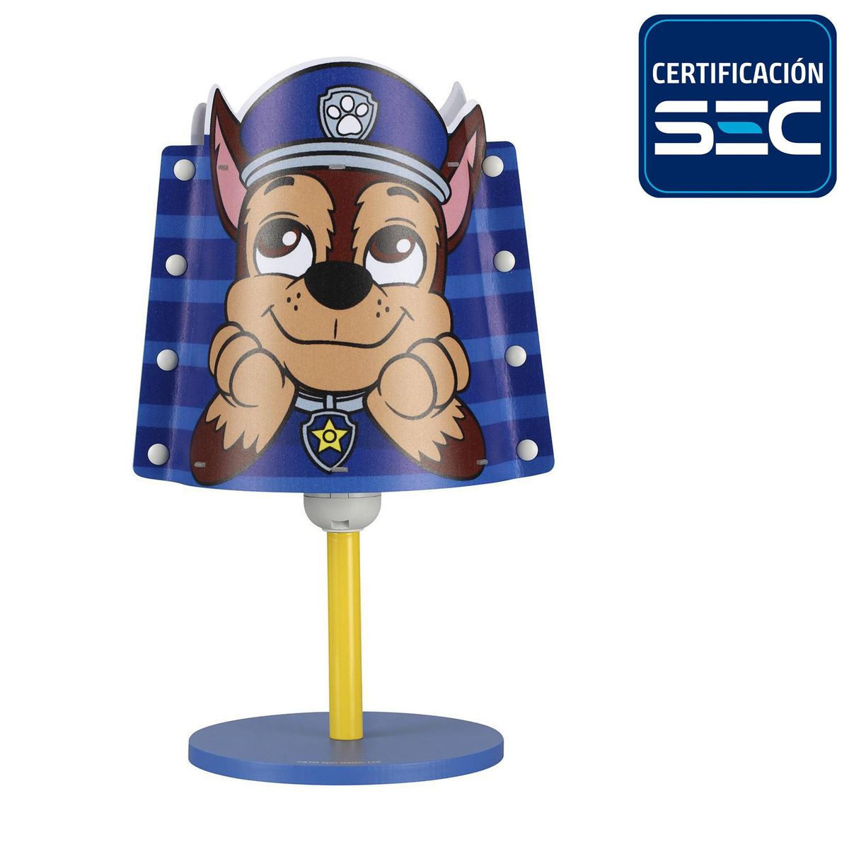 PAW PATROL - Lámpara de Escritorio PWLE304 Azul 20x30 cm