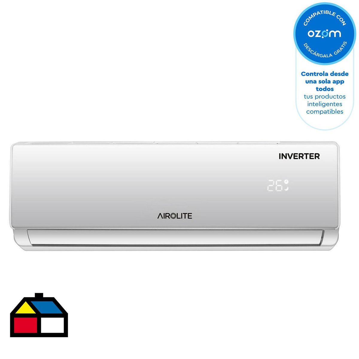 AIROLITE - Aire Acondicionado Split Muro Inverter 12000 BTU/H Wifi
