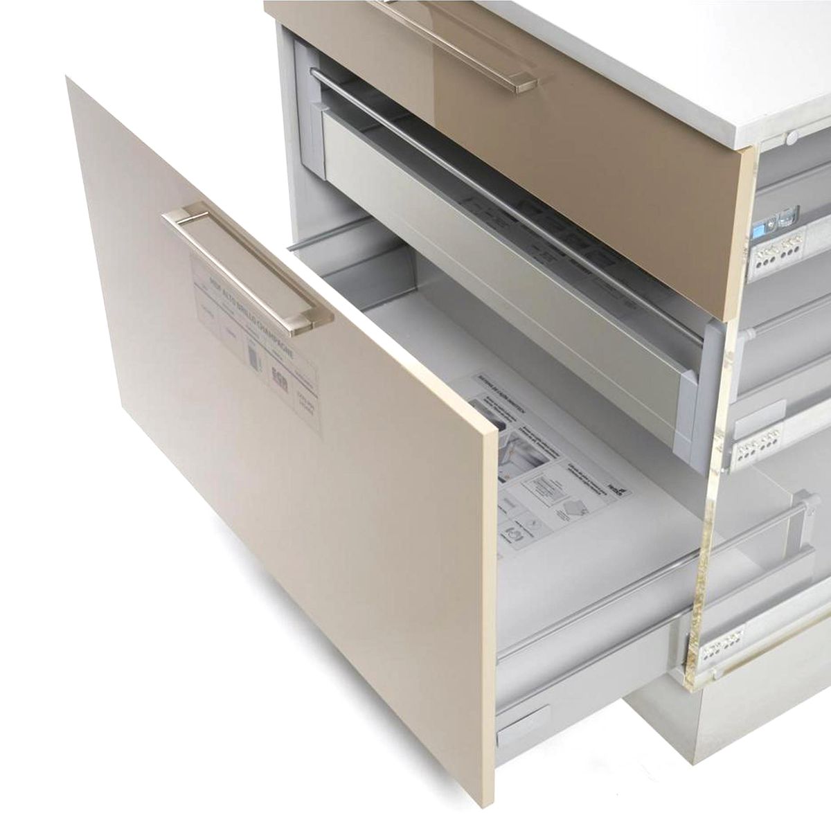 HETTICH - Cajón Extracción Total Alto 45 Cm