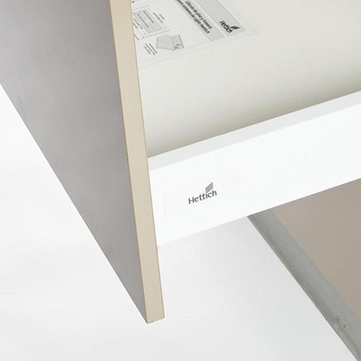 HETTICH - Cajon it blanco bajo l470 ext total sisy hettich